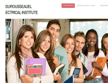 Tablet Screenshot of durousseauelectricalinstitute.com